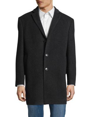 Calvin Klein X-slim Fit Wool-blend Coat
