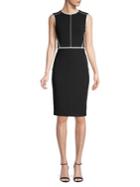 Calvin Klein Classic Sleeveless Sheath Dress