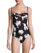 Kate Spade New York One-piece Floral-printed Swimsuit