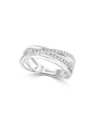 Effy 14k White Gold And Diamond Ring