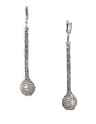 Effy Freshwater Pearl And Sterling Silver Lace Drop Earrings