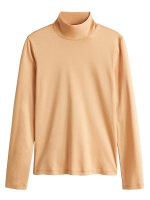 Mango Turtleneck Cotton Tee