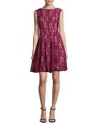 Gabby Skye Lace Fit And Flare Dress