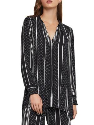 Bcbgmaxazria Mixed-print Tunic