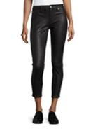 7 For All Mankind The Leather-like Coated Skinny Jeans