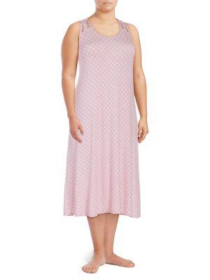 Lady Sarah Plus Geometric-print Caftan