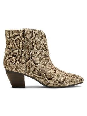 Aerosoles Martha Stewart Hailee Snake Skin Printed Booties