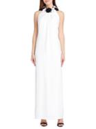 Tahari Arthur S. Levine Sleeveless Crepe Column Gown