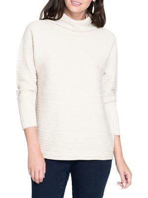 Nic+zoe Petite Turtleneck Long Sleeve Top