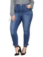Addition Elle Love And Legend Plus Lace-up Skinny Jeans