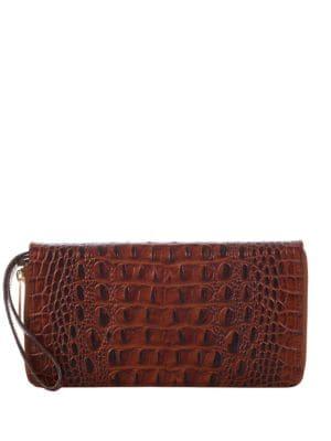 Brahmin Skyler Leather Textured Clutch