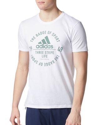 Adidas 3-stripe Emblem Tee