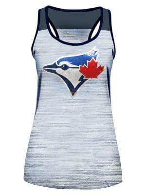 New Era Toronto Blue Jays Space-dye And Sequined Tank Top