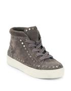 Marc Fisher Ltd Sierre Studded Suede High-top Sneakers