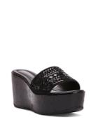 Donald J Pliner Cloesp Platform Wedge Embellished Sandals