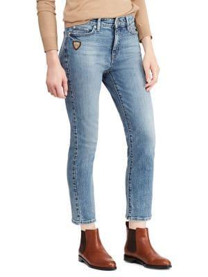 Lauren Ralph Lauren Petite Premier Straight Ankle Jean