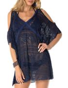 Becca Swim Prairie Cold Shoulder Cover-up