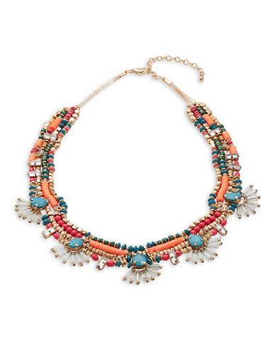 Design Lab Lord & Taylor Multi-beaded Statement Necklace