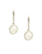 Nadri Mother Of Pearl And Sterling Silver Drop Earrings