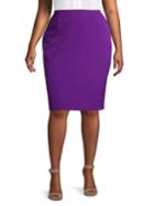 Nipon Boutique Plus Fitted Pencil Skirt