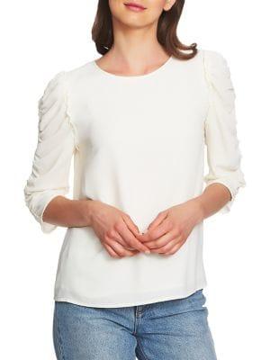 1.state Ruched Sleeve Blouse