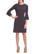 Tommy Hilfiger Remedy Dot Jersey Bell-sleeve Dress