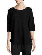 Eileen Fisher Roundneck Tunic Sweater