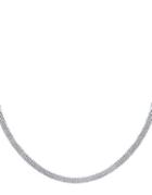 Lord & Taylor 4-row Mesh Sterling Silver Necklace