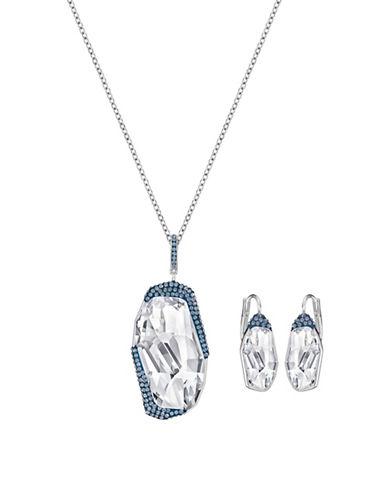 Swarovski Crystal Pendant Necklace And Earrings Set
