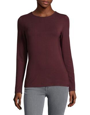 Lord & Taylor Long Sleeved Stretch Tee