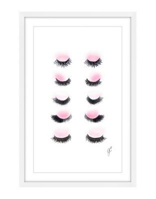 Marmont Hill Rows Of Lashes Framed Painting Print