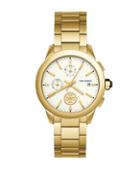 Tory Burch Collins Goldtone Chronograph Stainless Steel Watch