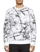 Ck Jeans Marble-print Sweatshirt