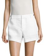 Lord & Taylor High-rise Linen Shorts