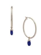 Ivanka Trump Lapis Lazuli Drop Hoop Earrings