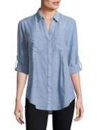 Lord & Taylor Nancy Button-front Shirt