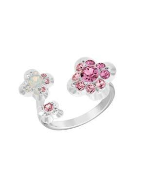 Swarovski Silvertone Cherie Ring