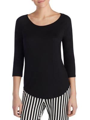 Betsey Johnson Lace-heart Back Top