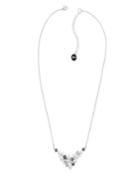 Karl Lagerfeld Pyramid Cluster Swarovski Crystal-embellished Necklace
