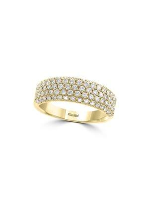 Effy D' Oro 14k Yellow Gold & Diamond Band Ring