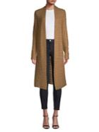 Lord & Taylor Open Front Boucle Cardigan
