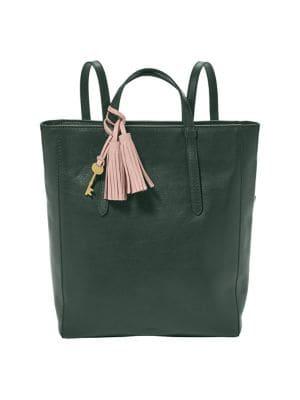 Fossil Camilla Convertible Leather Backpack