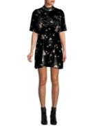 Free People Velvet Floral Dress