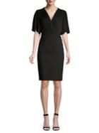 Elie Tahari Tarava Flutter Sleeve Dress