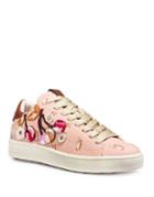Coach Cherry Leather Fashion Sneakers