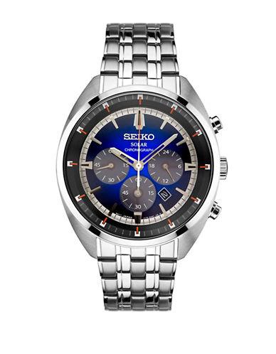 Seiko Recraft Solar Chronograph Stainless Steel Bracelet Watch