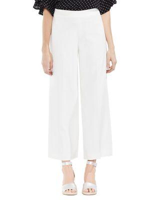 Vince Camuto High-waist Cropped Wide-leg Pants