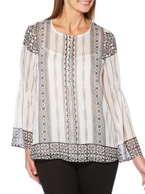 Rafaella Tapestry-print Blouse