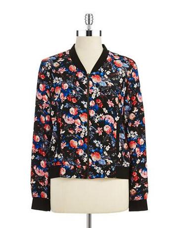J Cooper Floral Bomber Jacket