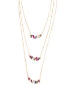 Kensie Three-row Necklace